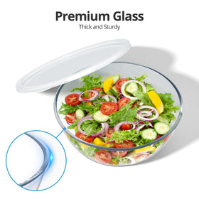 Quald borosilicate glass mixing bowl in dishwasher for easy cleaning