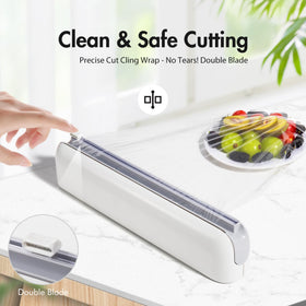 Quasziwa cling film dispenser cutter provides precise, clean cuts every time.