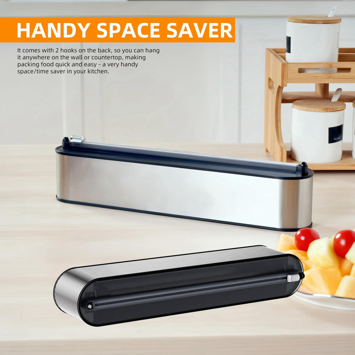 Quasziwa fits standard 12-inch rolls for versatile wrap and foil use.