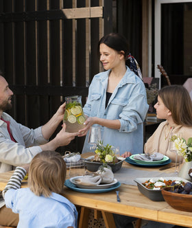 Quatish outdoor-friendly dinnerware ideal for camping and RV dining
