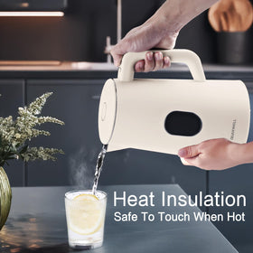 QUAXWELL 1.5L capacity suits multiple cups at once.