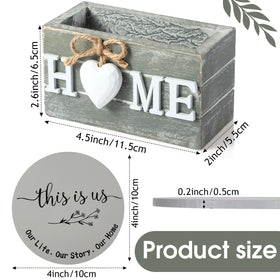 Queekay wooden coaster six styles showcase natural grain and durable finish for daily use.