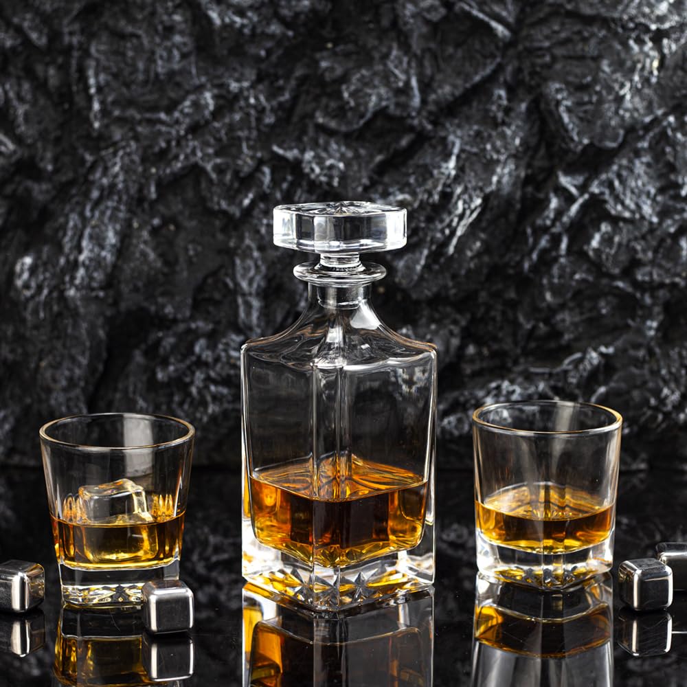 Queenstone elegant bar centerpiece for whiskey collection and occasions.