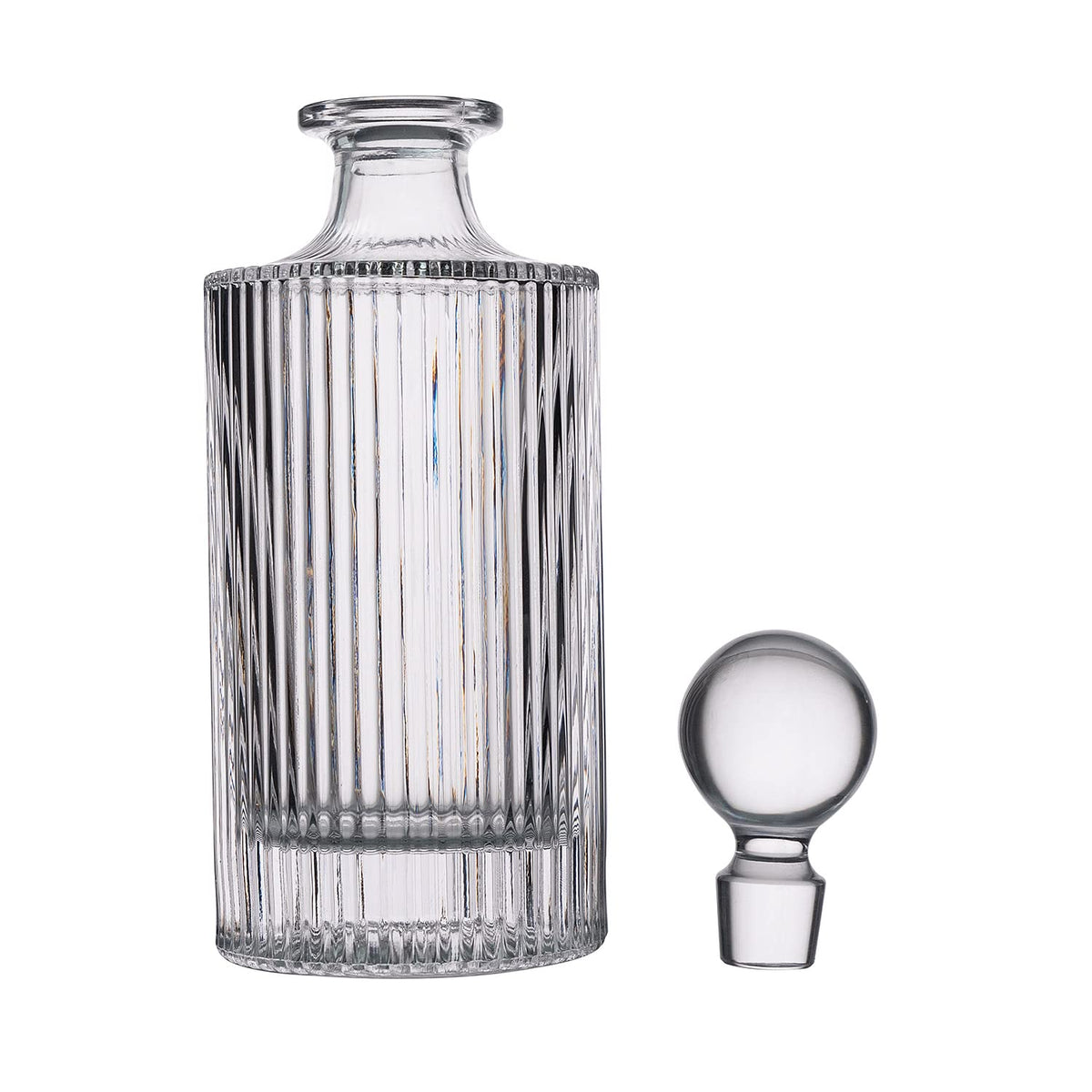Dishwasher-safe QUEEN&STONE LEAD FREE decanter with warm-water care option