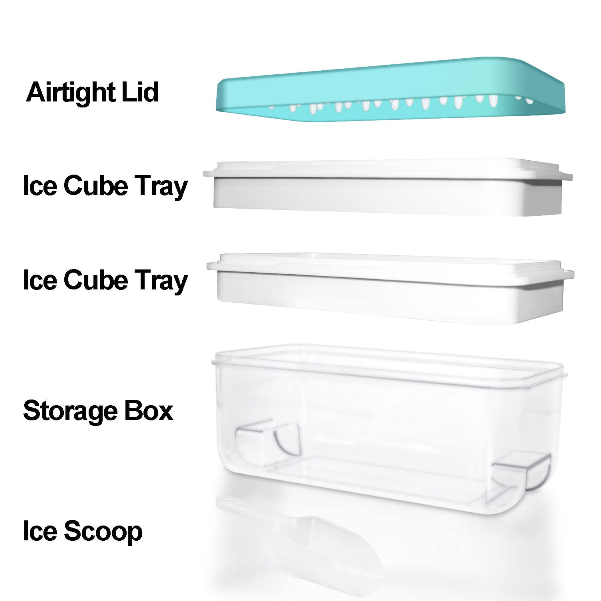 Quelien BPA-free tray ensures safe contact with drinks.