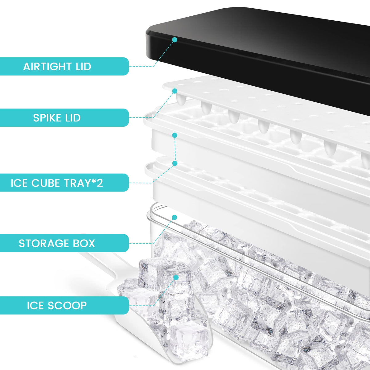 QUELIEN BPA-free materials ensure safe use with drinks.