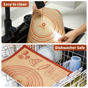 QUELLANCE mat folds or rolls for compact storage after use