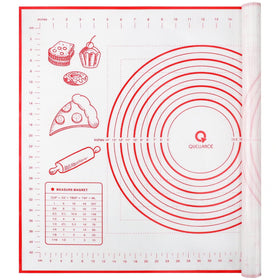 QUELLANCE silicone baking mat measurements for precise dough sizing
