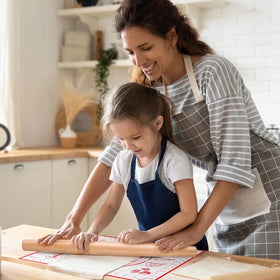 QUELLANCE silicone baking mat great for pie crust prep