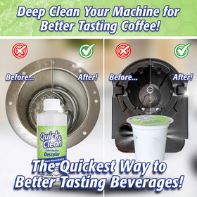 Quick & Clean 2.0 compatible cleaner for K-Cup machines
