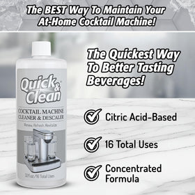 Quick & Clean cleaning cycle illustrates fast, disassembly-free interior cleaning