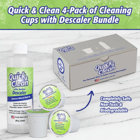 Quick & Clean compact pack packaging shown for easy restock