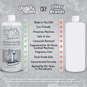 Quick & Clean home bar setup hints at easy maintenance between drinks