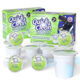 Quick & Clean Keurig pods pack front view for easy maintenance.