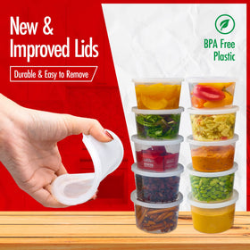 Quiddity Ware 50-pack provide versatile storage for snacks, salads, and meals.