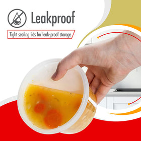 Quiddity Ware microwave-safe deli containers simplify reheating leftovers at home.