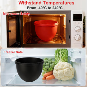 QUIENKITCH BPA-free liners withstand temperatures from -40 C to 240 C.