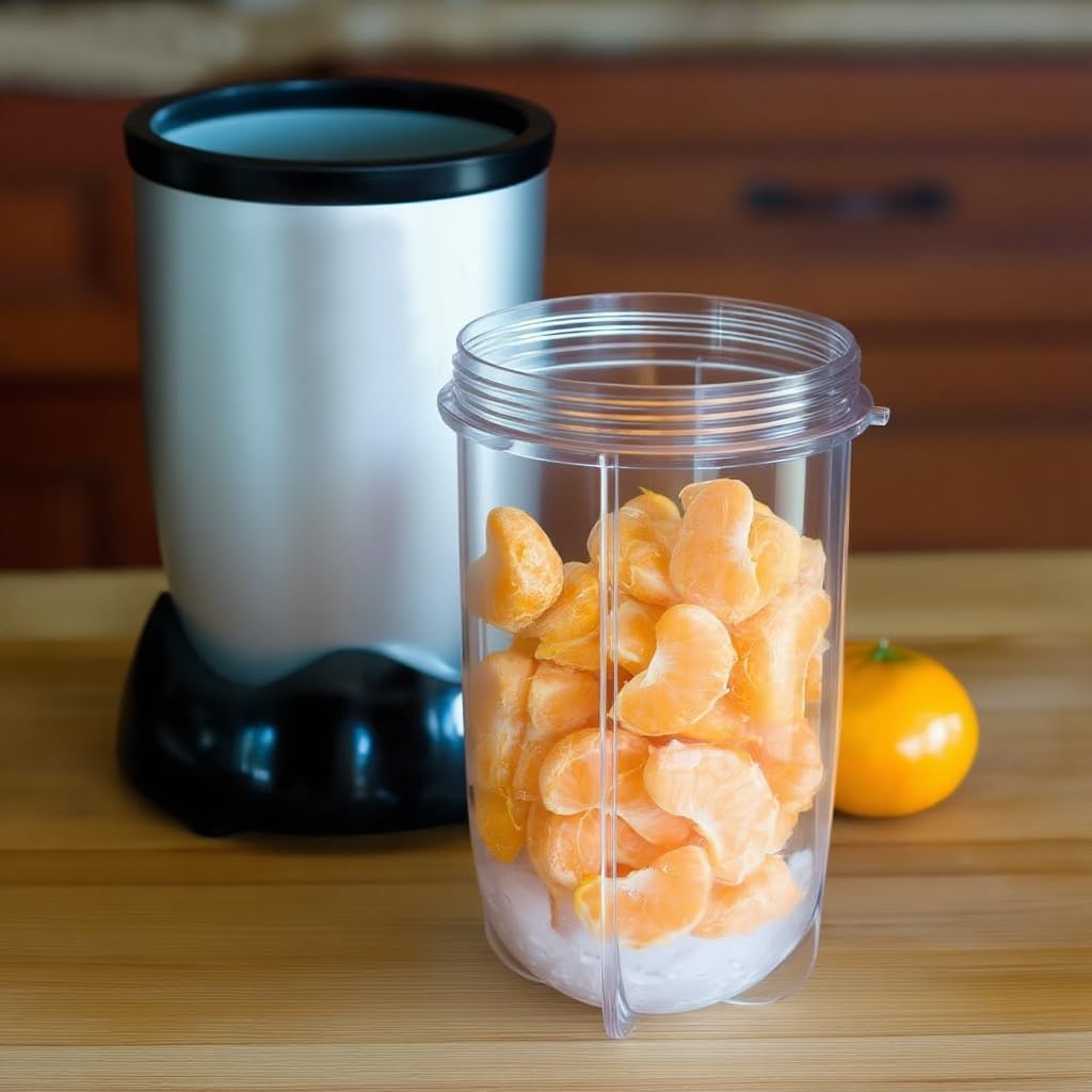 Leak-proof seal feature of QUIENKITCH replacement cup for mess-free blending