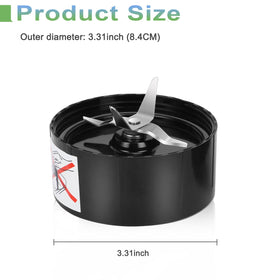 QUIENKITCH QT 2X cross blades include gasket for easy blade assembly