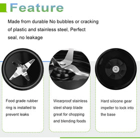 QUIENKITCH QT 2X cross blades stainless steel blades for fast chopping
