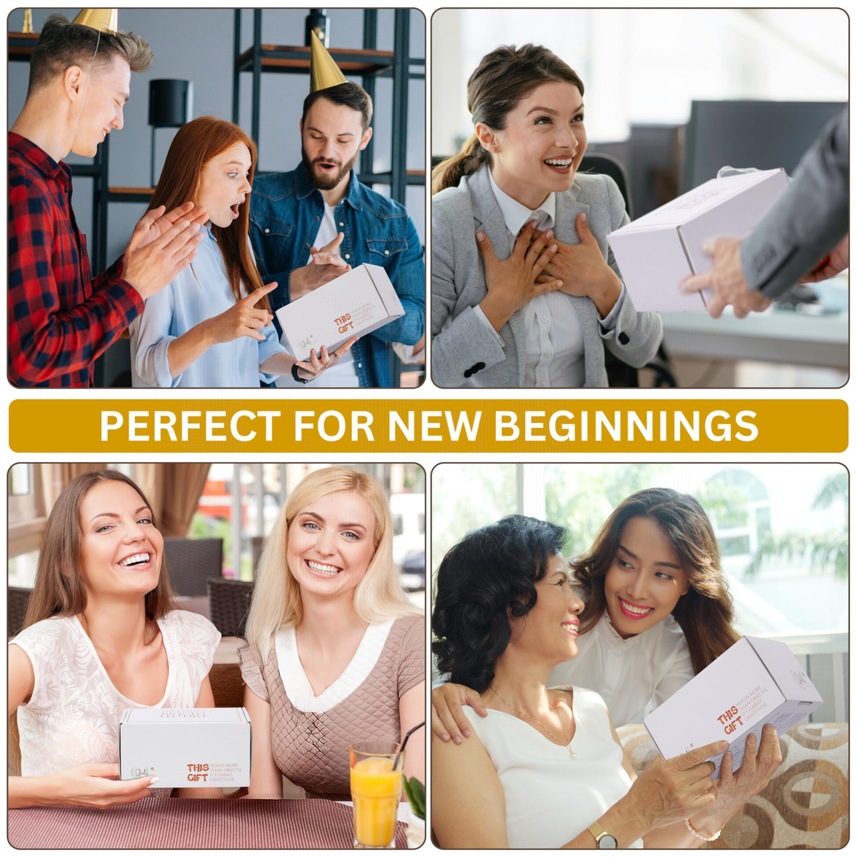 QUILE Message Card: thoughtful note for new beginnings.