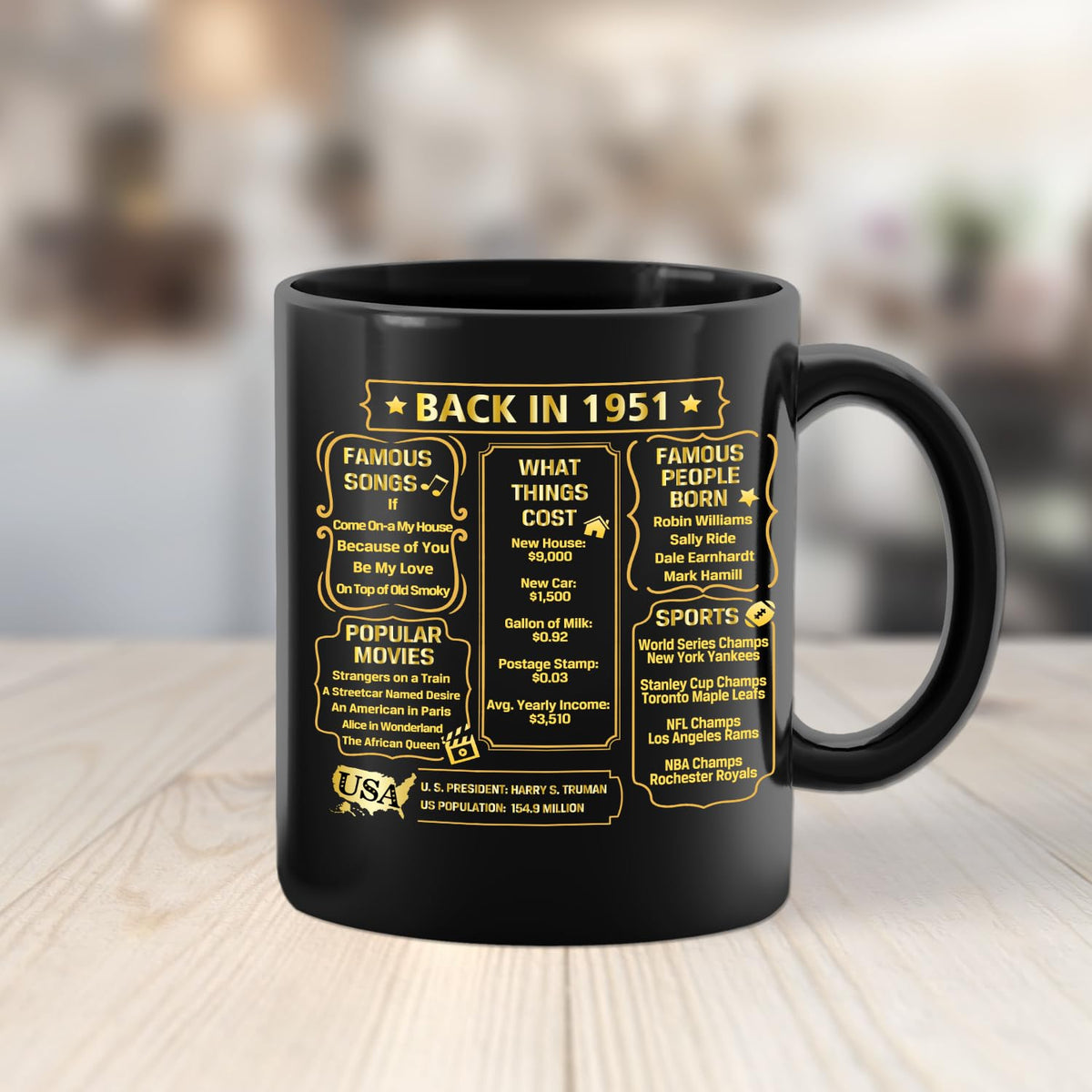 QUPT gift-ready mug ideal for birthdays and anniversaries