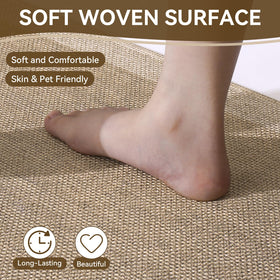 Quqei rug endures high-traffic kitchens while protecting floors.