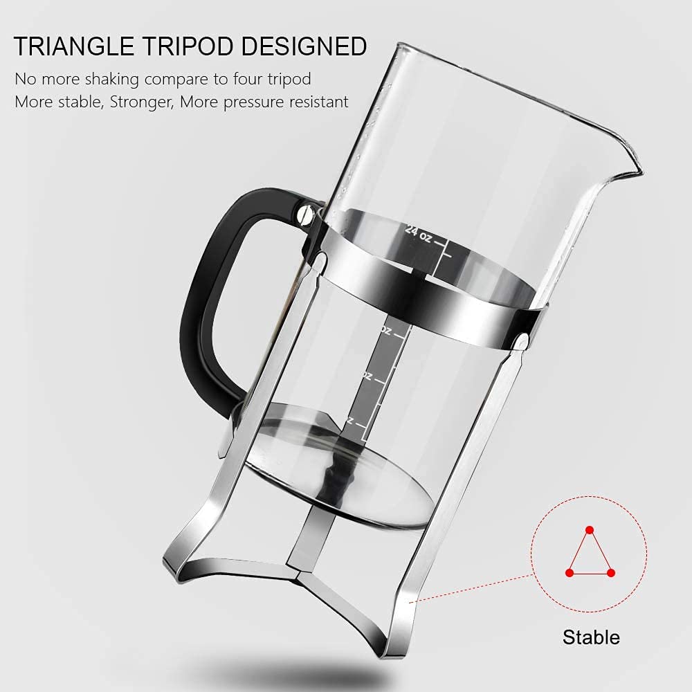 QUQIYSO borosilicate glass beaker showing clear heat resistant design
