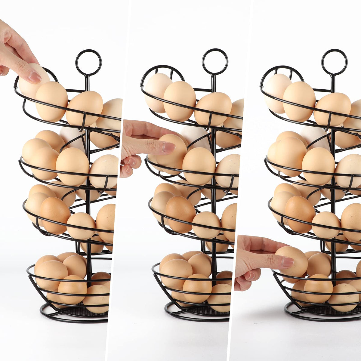 QUTREY kitchen organizer for eggs and more on counter