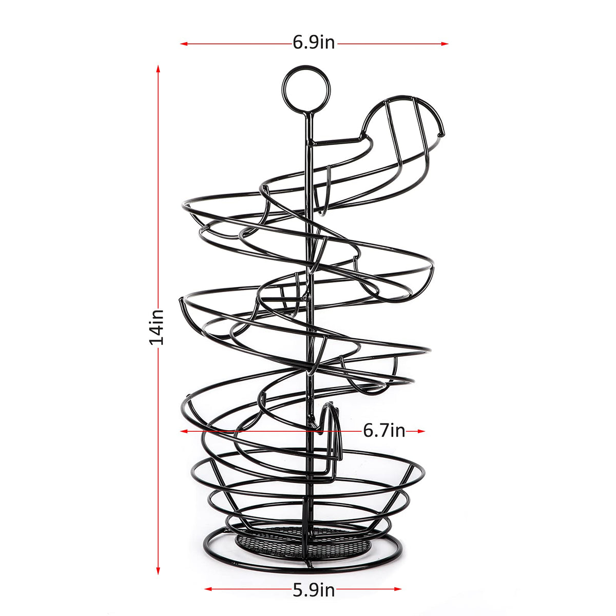 QUTREY spiral dispenser providing easy egg access