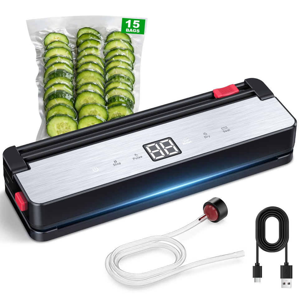 QUWRI portable vacuum sealer with compact design for small kitchens and travel