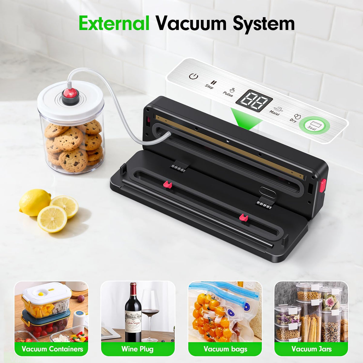 QUWRI sealer is easy to clean with a drain hole design