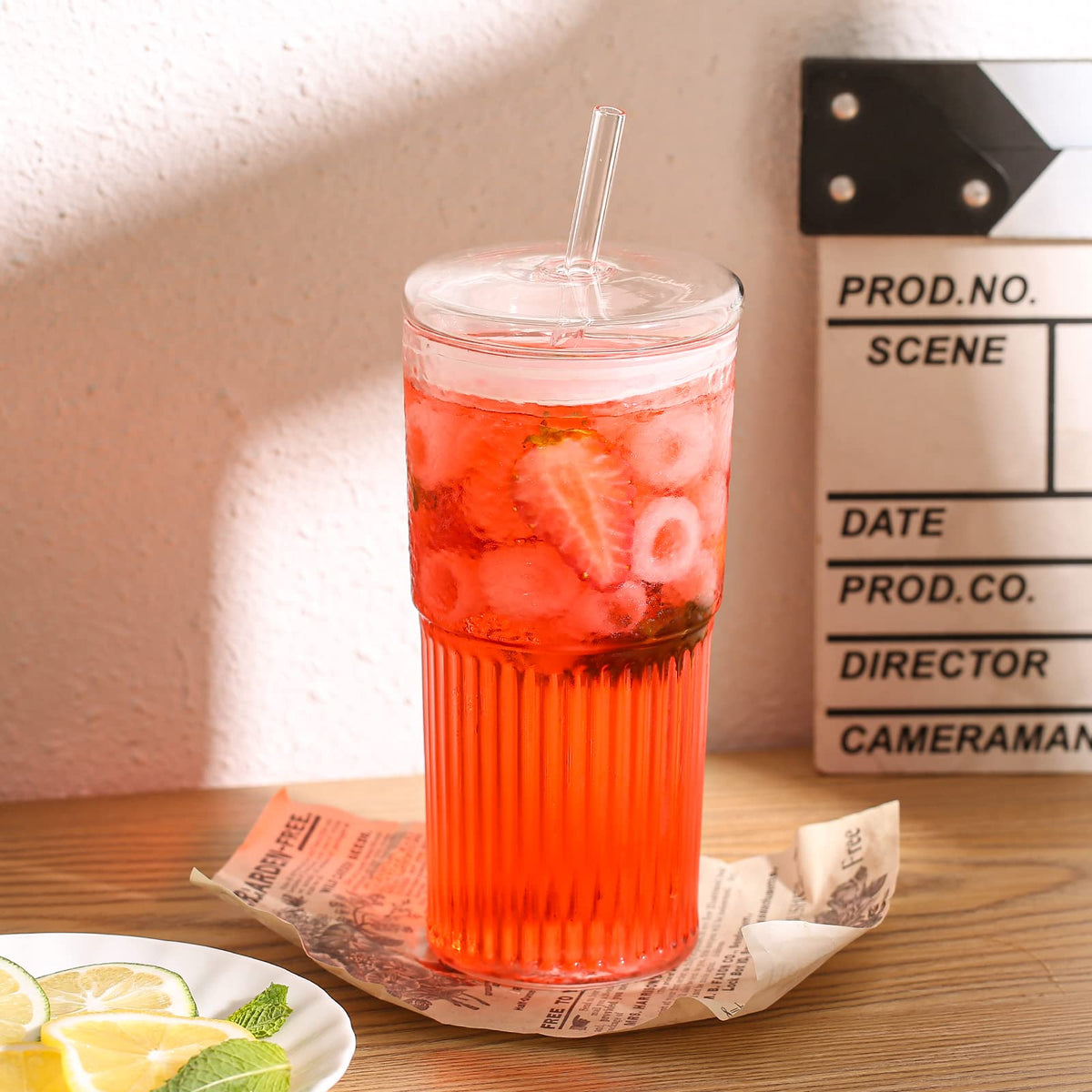 QWEZXO dishwasher and microwave safe glassware for easy cleanup at home.