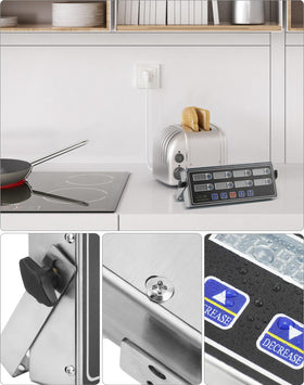QWORK bracket mount shown for flexible countertop or wall placement
