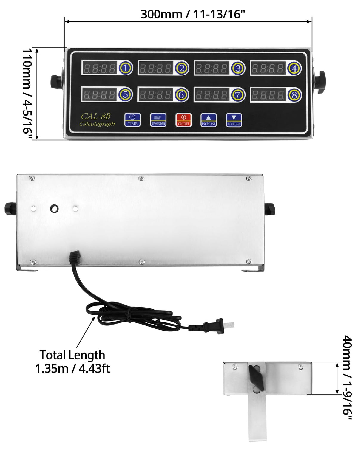 QWORK interval reminders illustrate per-channel timing cues for stirring/checks