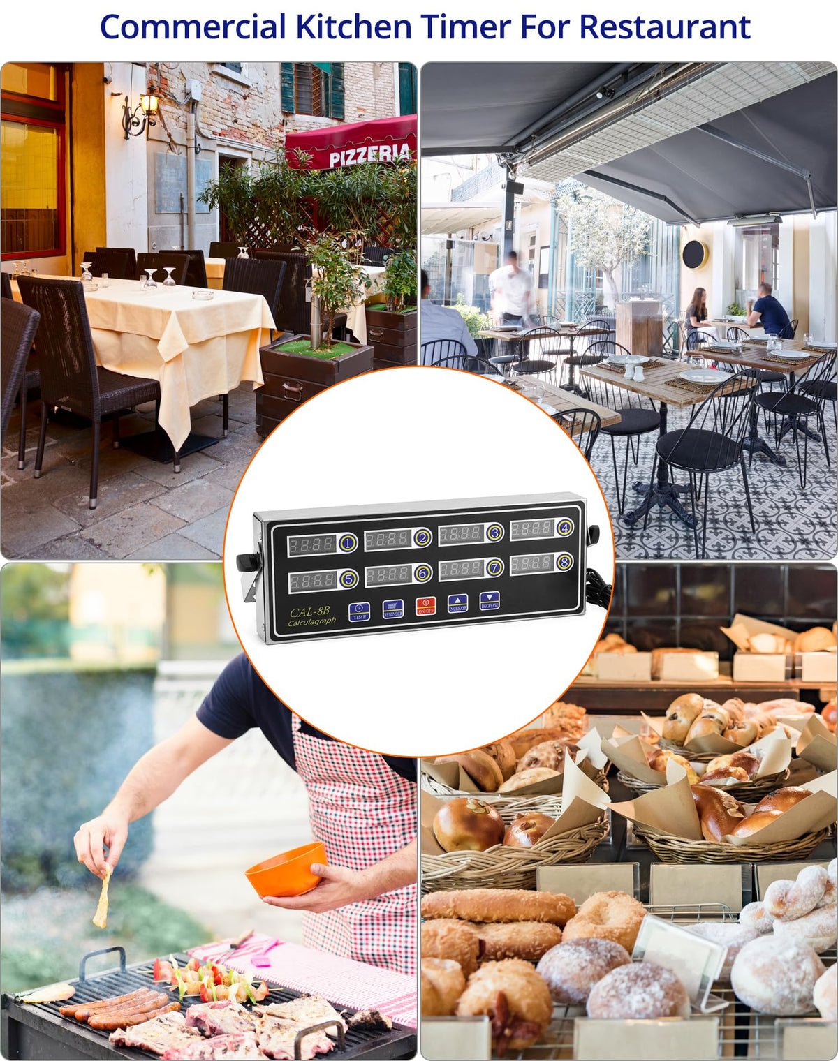 QWORK stainless steel body demonstrates durability and easy cleaning