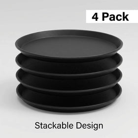 QWORK 14-inch tray for drinks and light meals.