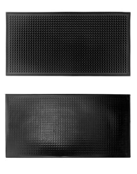 QWORK kitchen bar mat compact design fits small counters.