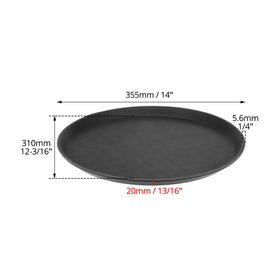 QWORK sturdy plastic serving tray for everyday table service.