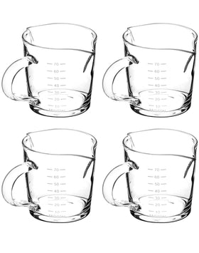 QWORK microwave and dishwasher safe glass for simple cleanup.