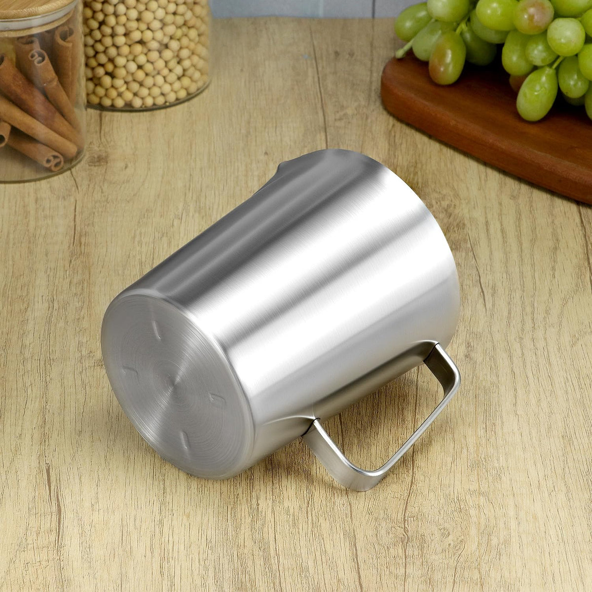 QWORK engraved oz and ml markings aid accurate recipe portions.