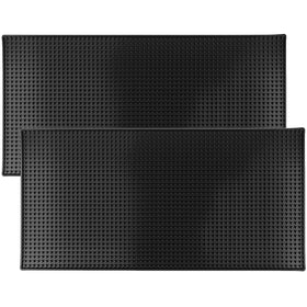 QWORK Rubber Bar Mat 24x12 provides extra drying space and stable glassware placement.