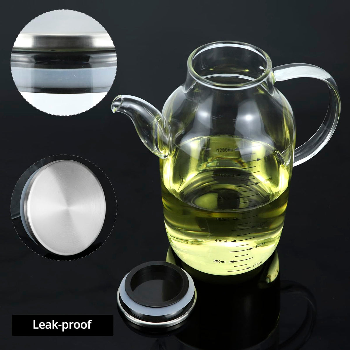 QWORK bottle ideal for table or picnic settings, elegant and practical