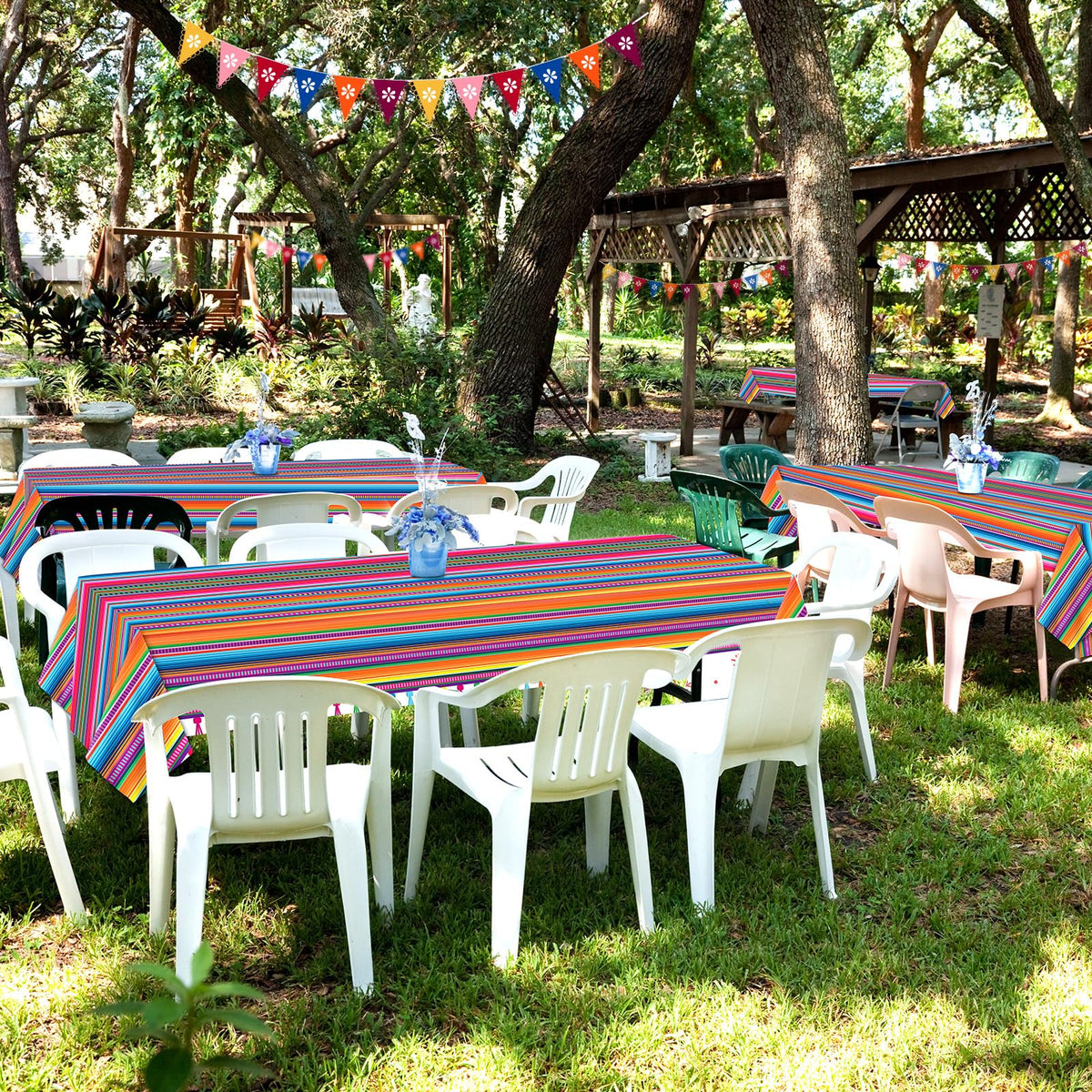 Qyeahkj 108x54 inch cover suitable for standard tables at Mexican celebrations