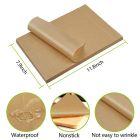QYH unbleached parchment paper pack for eco-friendly cooking