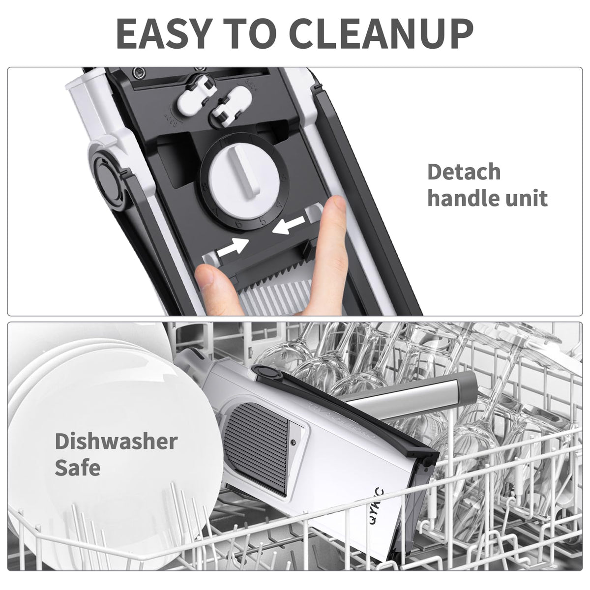 QYKIC includes cleaning brush and foldable design for easy maintenance.