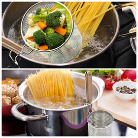 QYQRQF deep basket design ideal for washing and blanching.