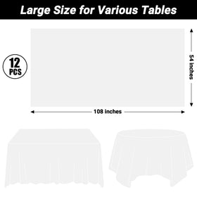 QZYL disposable tablecloths simplify cleanup after parties and outdoor meals.
