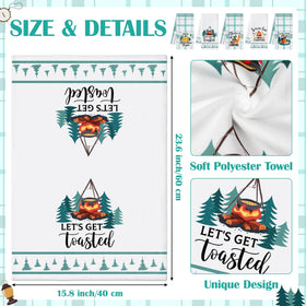 R HORSE absorbent quick-dry towels ideal for wiping cookware and damp hands on hikes