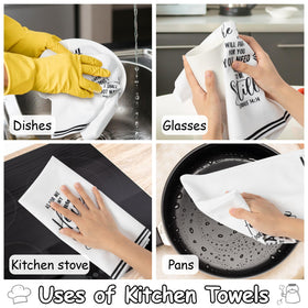 R HORSE holiday gift towels shown as a thoughtful housewarming present.
